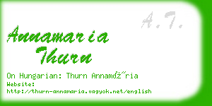 annamaria thurn business card